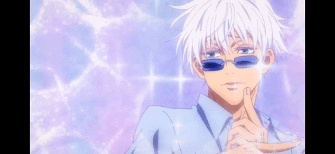 Kuroisouma giphygifmaker jjk gojo GIF
