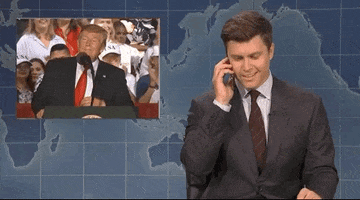 colin jost hello GIF by Saturday Night Live