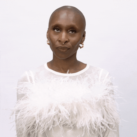 Bored Blink GIF by Cynthia Erivo