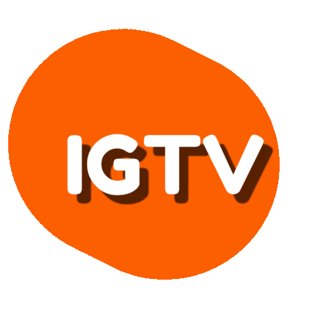 Instagram Orange Sticker