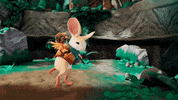 TidyMice dance dancing mouse moss GIF
