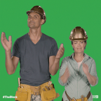 Channel 9 Slow Clap GIF by The Block