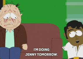 talk show circuit resting pathetic face GIF by South Park 