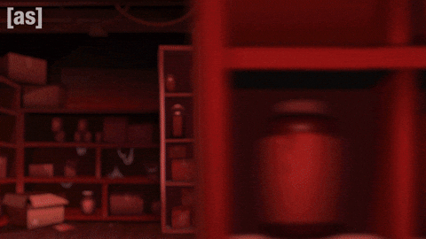 Halloween Falling GIF by Adult Swim