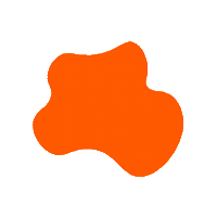 vegkit orange shape orange blob vegkit veg kit Sticker