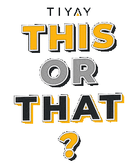 Thisorthat Tiyay Sticker by Tiyay Arquitectos