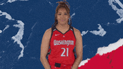 Womens Basketball Sport GIF by Washington Mystics