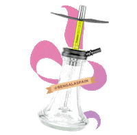 Rosa Hookah Sticker by Bengala Spain