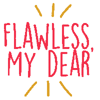 Flawless Sticker by Nanda Green