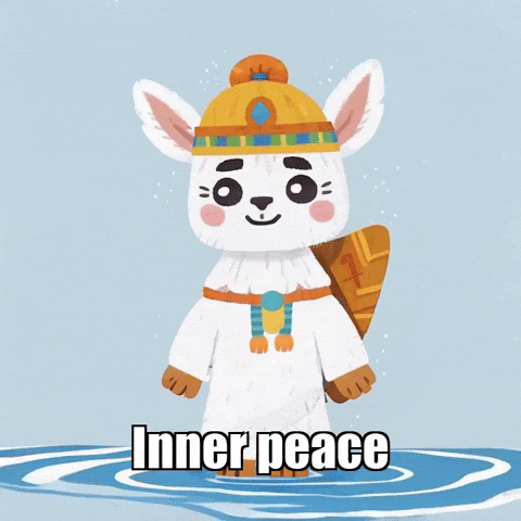 Inner Peace GIF by Llamaozi