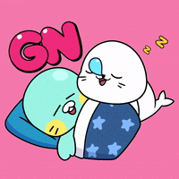 Sleepy Good Night GIF by Sappy Seals