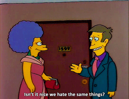 The Simpsons Friendship GIF