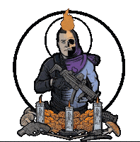 Santamuerte Sticker by Sneakreaper Industries