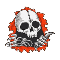 Bones Ripper Sticker by Sneakreaper Industries