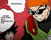 Angry Goku And Gohan GIF