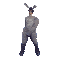 ShrekMusicalAU dance swing shrek shuffle Sticker