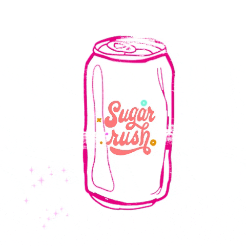 Gasosa glitter rosa agencia soda GIF