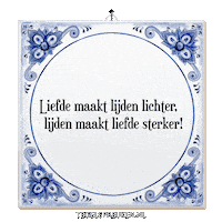 Hart Spreuk Sticker by Tegelspreuken.nl