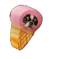 Dog Icecream Sticker