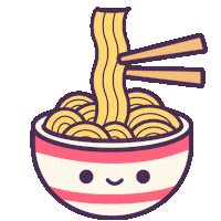 Food Noodles Sticker by 100% Soft