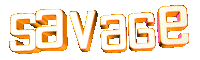 Savage Sticker by GIPHY Text