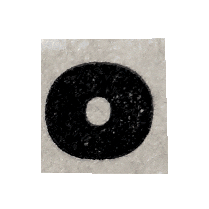 Typography Letters Sticker