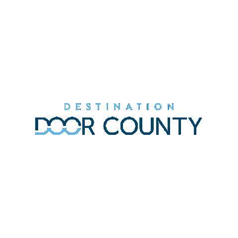 doorcounty giphygifmaker wisconsin door county door county wi Sticker