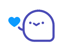 In Love Blobby Sticker by Viki