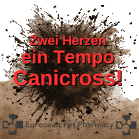Canicross Sticker by Europeanpetpharmacy