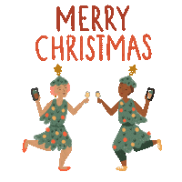 Celebrate Merry Christmas Sticker by INTO ACTION