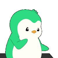 6 7 Penguin Sticker by Abster