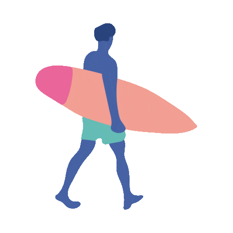 inthedeep surfing surfer surfsup Sticker