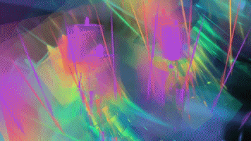 Rainbow Geometry GIF by Mollie_serena