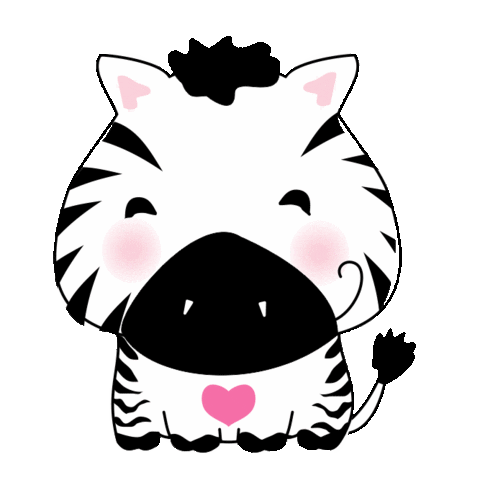 Zebra Love Sticker by MCD Studio