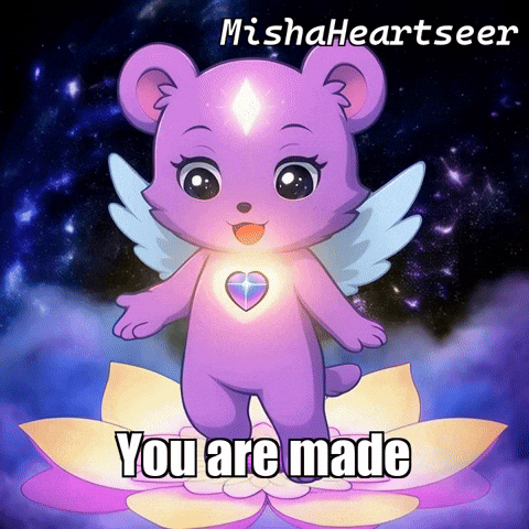 Peace Glow GIF by MishaHeartseer