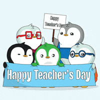Teachers Day Thank You GIF by Pudgy Penguins