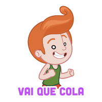 Vai Que Cola Kids Sticker by Mundo Bita