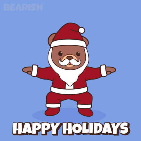 Merry Christmas Dancing GIF by BEARISH