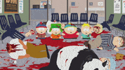 eric cartman blood GIF by South Park 