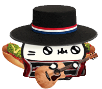 Guitar Fiesta Sticker