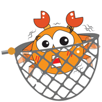Fishing Crab Sticker