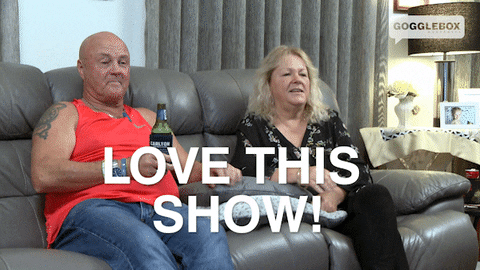 Love This Show Watching Tv GIF by Gogglebox Australia