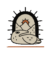 nepeteaa nature bird boho folk Sticker