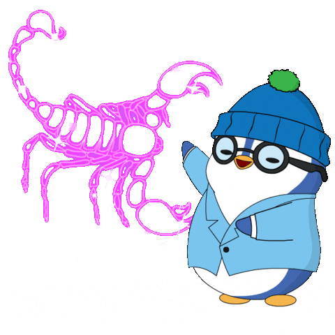 Penguin Sign Sticker by Pudgy Penguins