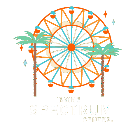 Palm Trees Christmas Sticker by Irvine Spectrum Center