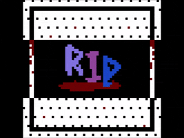 _srelemorele pixelart blood rip rest in peace GIF