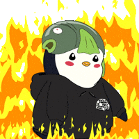 On Fire Laughing GIF by Pudgy Penguins