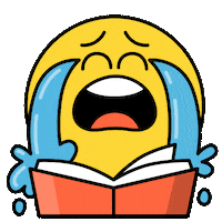 Sad Book Crying Sticker by Amazon Books
