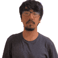 Unimpressed Blank Face Sticker