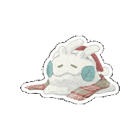 Santa Hat Christmas Sticker by Pokémon